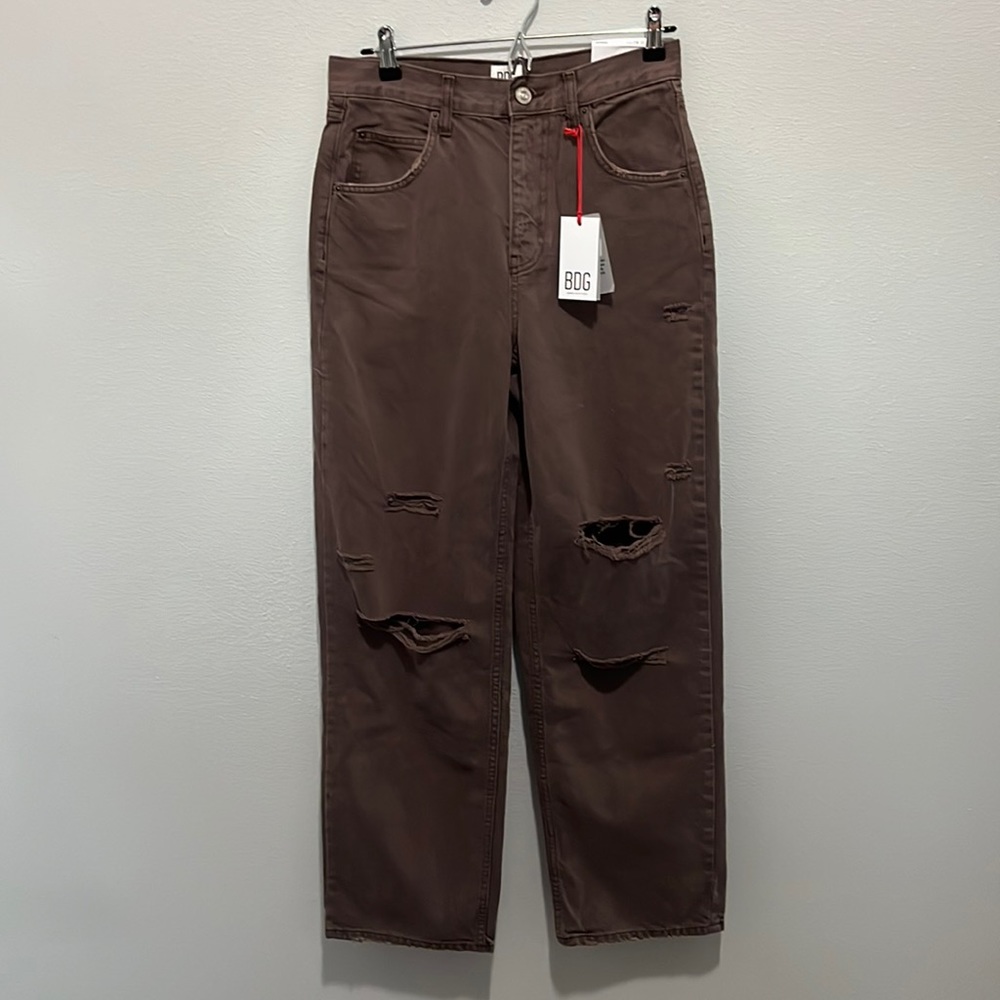 BDG jeans wide leg size 27 brown/chocolate
